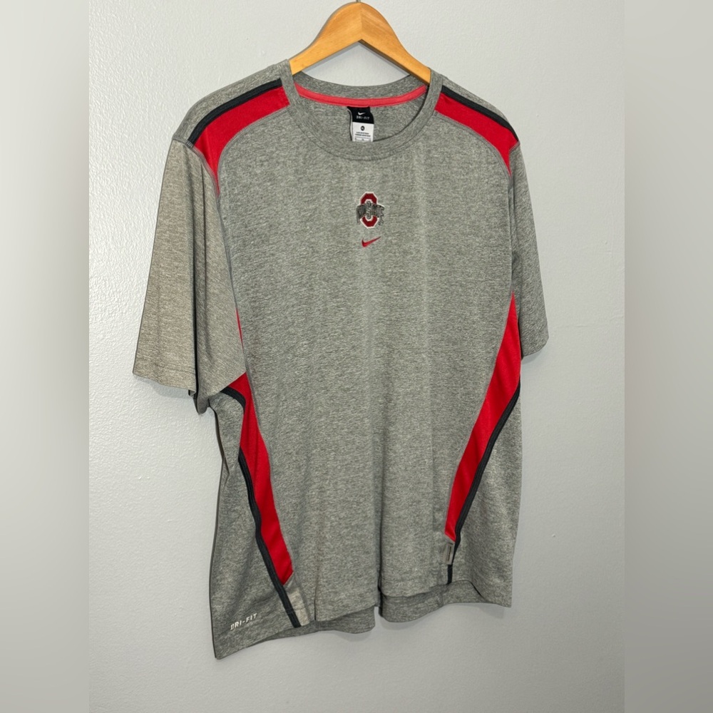 Nike Dri-Fit Ohio State University OSU Buckeyes Embroidered T-Shirt | XL - Picture 2 of 6